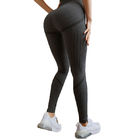 Bezszwowe legginsy treningowe z wysokim stanem, damskie legginsy fitness Gym Push Up dostawca