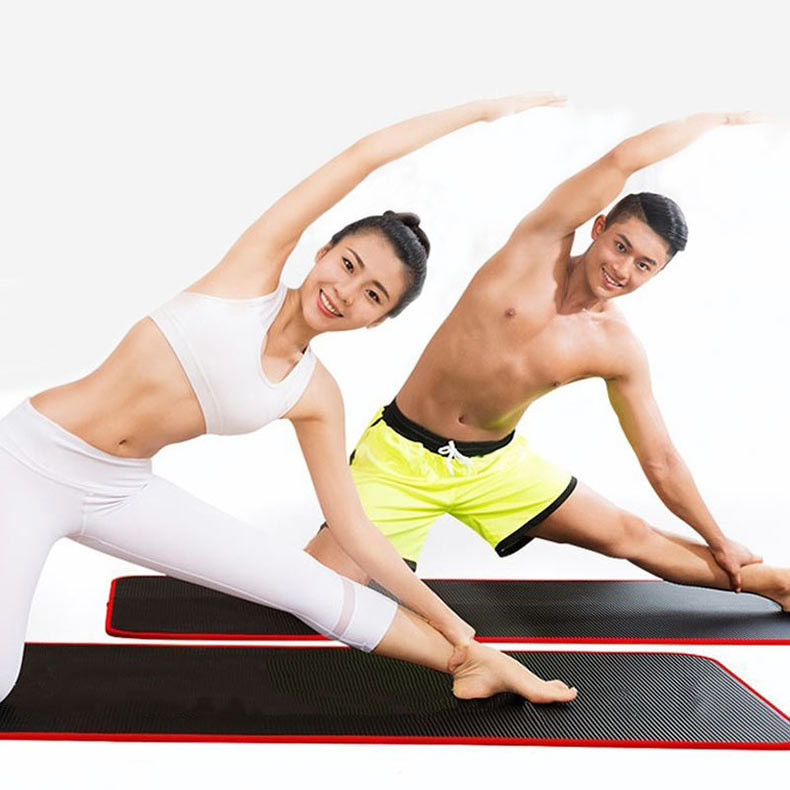 Antypoślizgowa mata do jogi Extra Gruba mata do jogi 10 mm NRB Materiał dla mężczyzn / kobiet dostawca